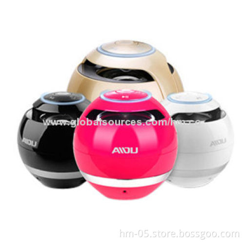 Outdoor waterproof/dustproof Bluetooth speaker with phone handsfree speaker